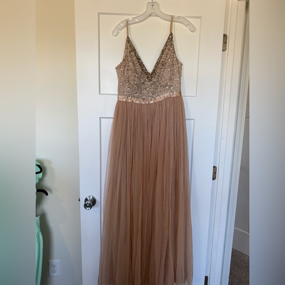 BHLDN Champagne champagne gown